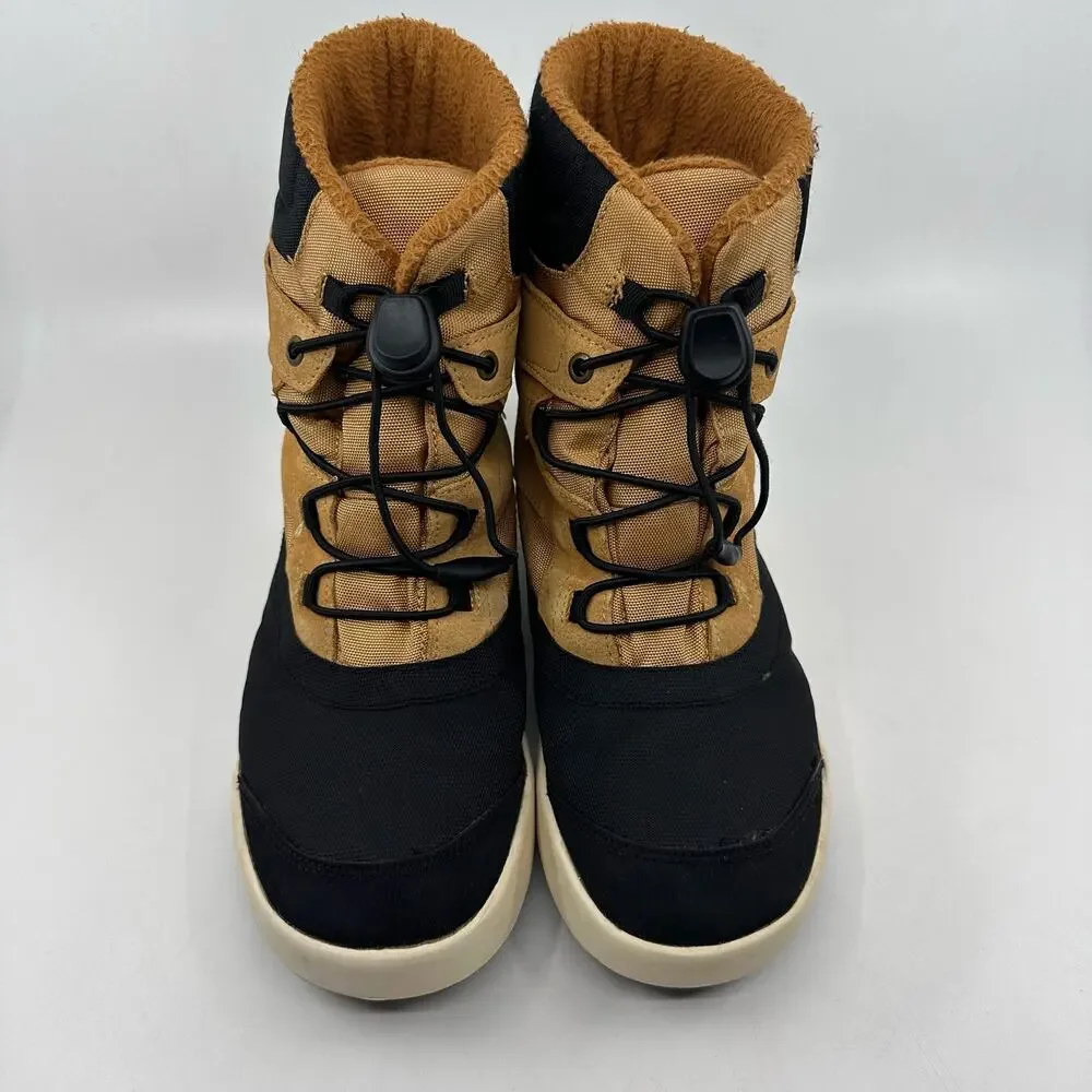 Merrell Snowbank 2 Waterproof Boots MY56187 Mens US 4M Gold/Black Lace-Up Thermo